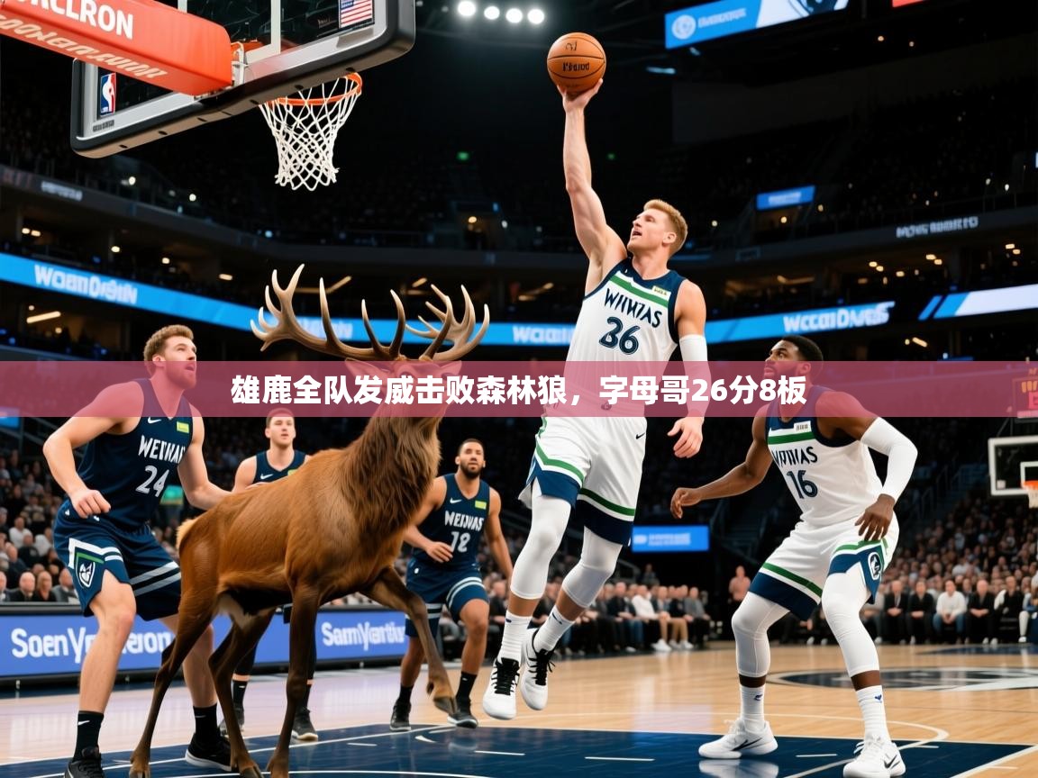 2025开云体育app下载雄鹿全队发威击败森林狼，字母哥26分8板